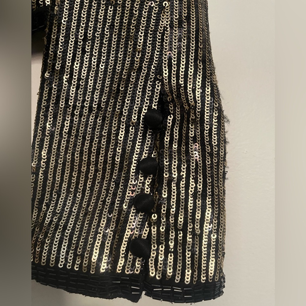 Rosie HW x PAIGE Metallic Sequin Blazer Size M
Worn Once . Super Rare . - Picture 13 of 14